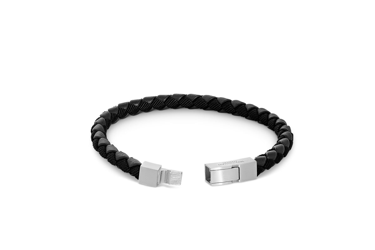 Square Chelsea Click Bracelet in Black