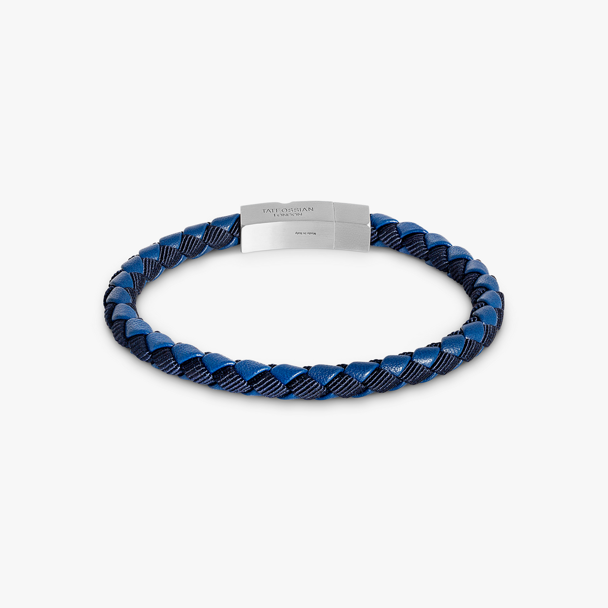 Square Chelsea Click Bracelet in Blue