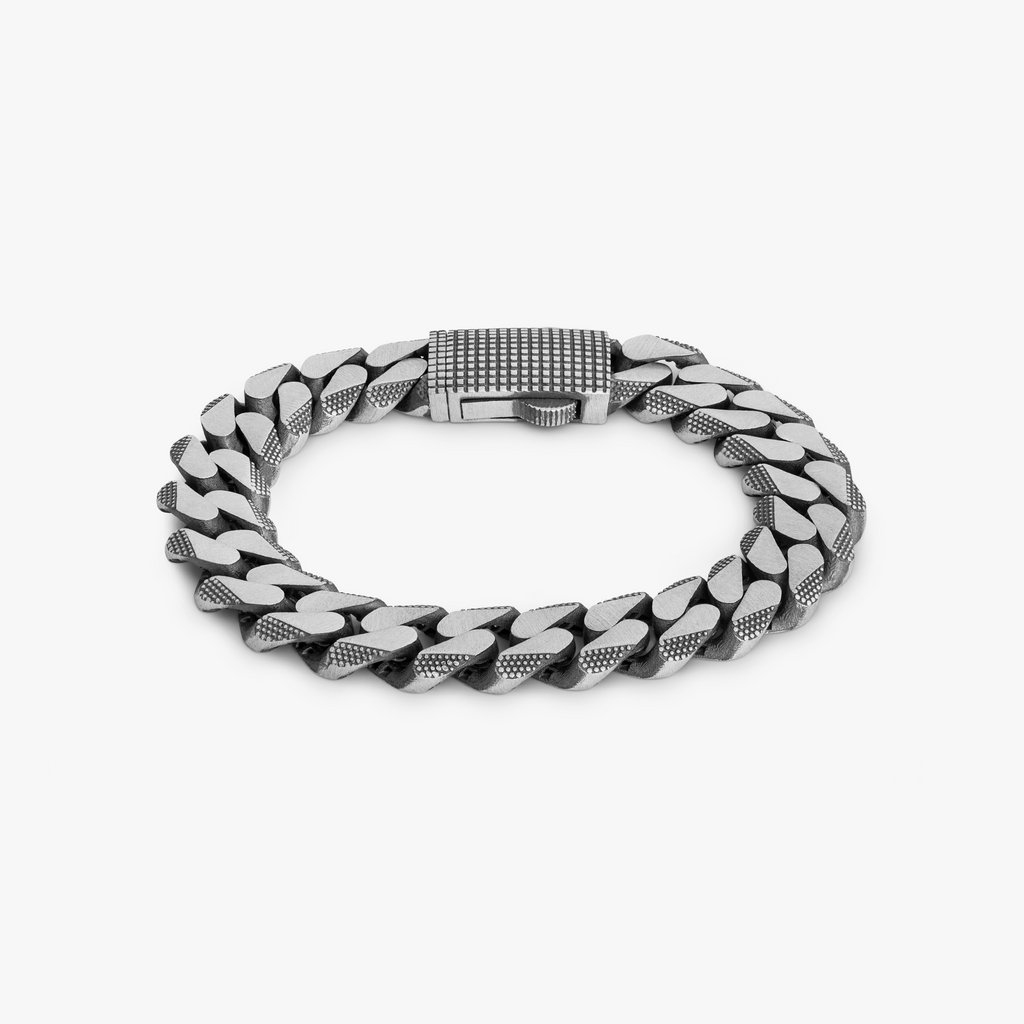 Giza Cuban Grande Chain Bracelet In Sterling Silver