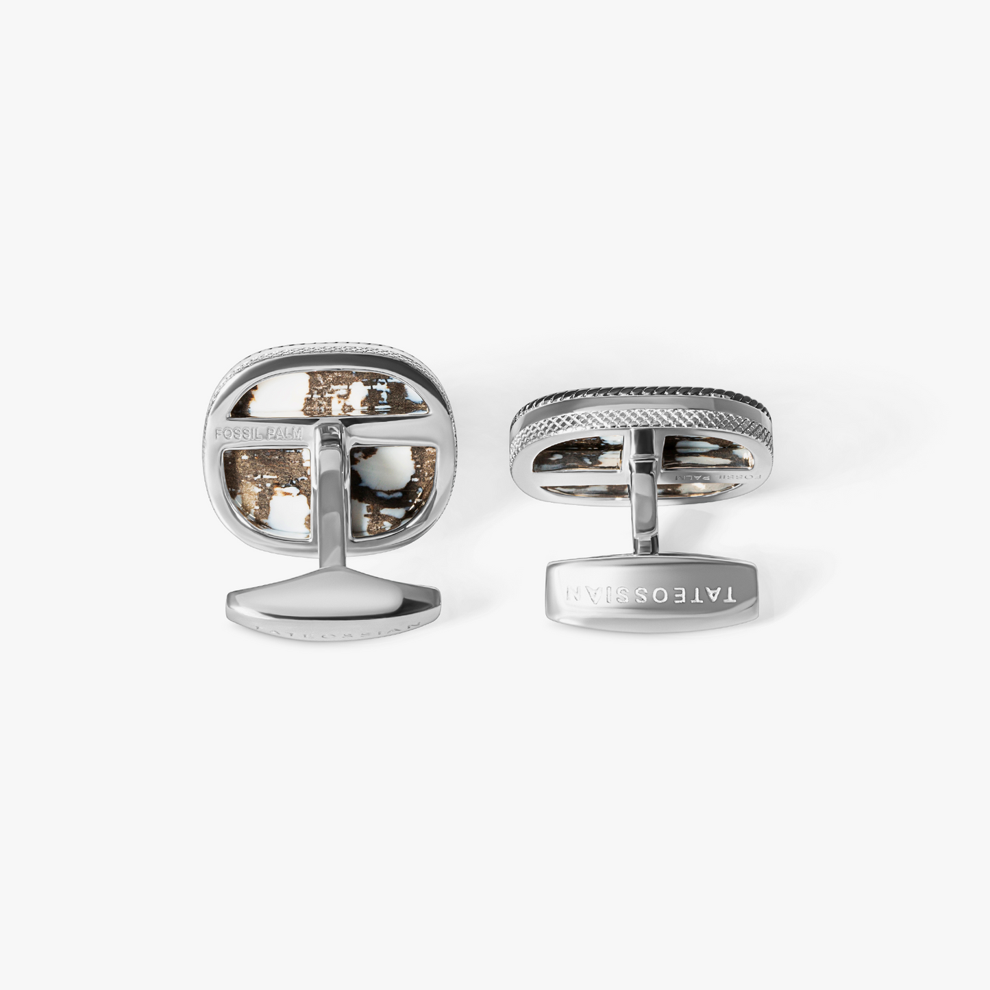 Fossil Palm Cufflink in Sterling Silver (Limited Edition)