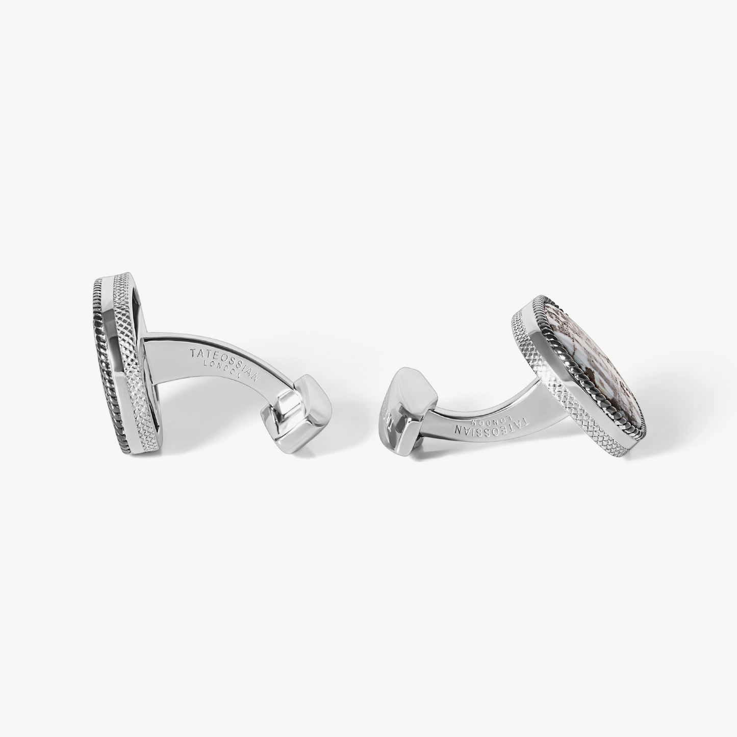 Fossil Palm Cufflink in Sterling Silver (Limited Edition)