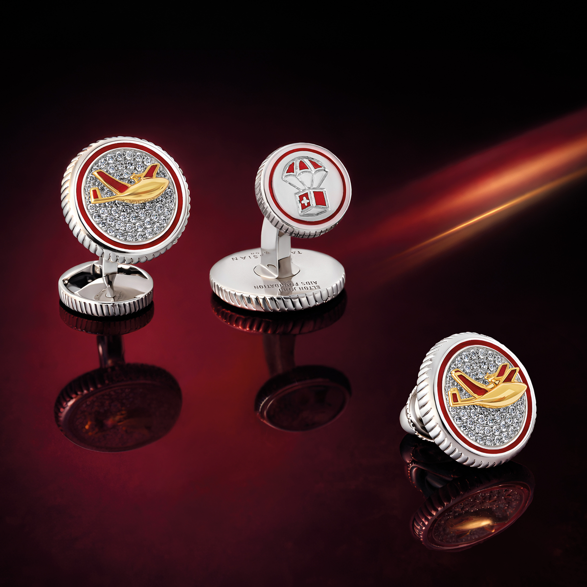 EJAF Drone Diamond Cufflinks | Limited Edition