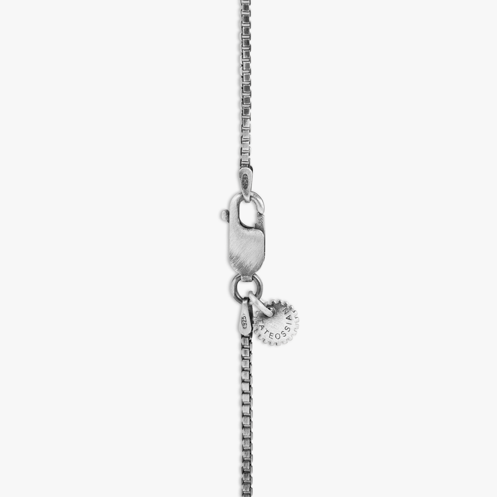 Bryozoan Pebble Necklace in Sterling Silver (Limited Edition) – Tateossian