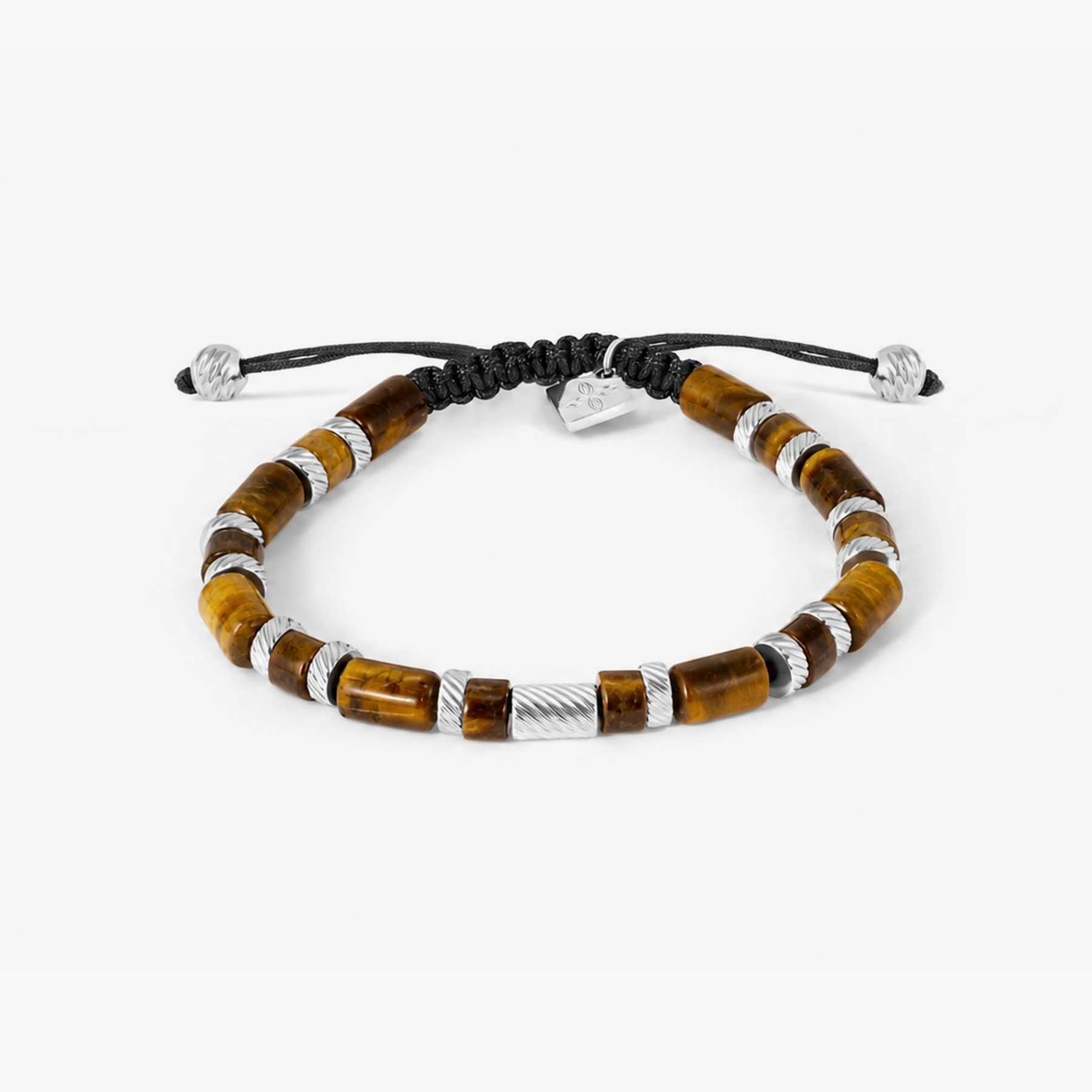 THOMPSON Tiger Eye Twist Beaded Bracelet