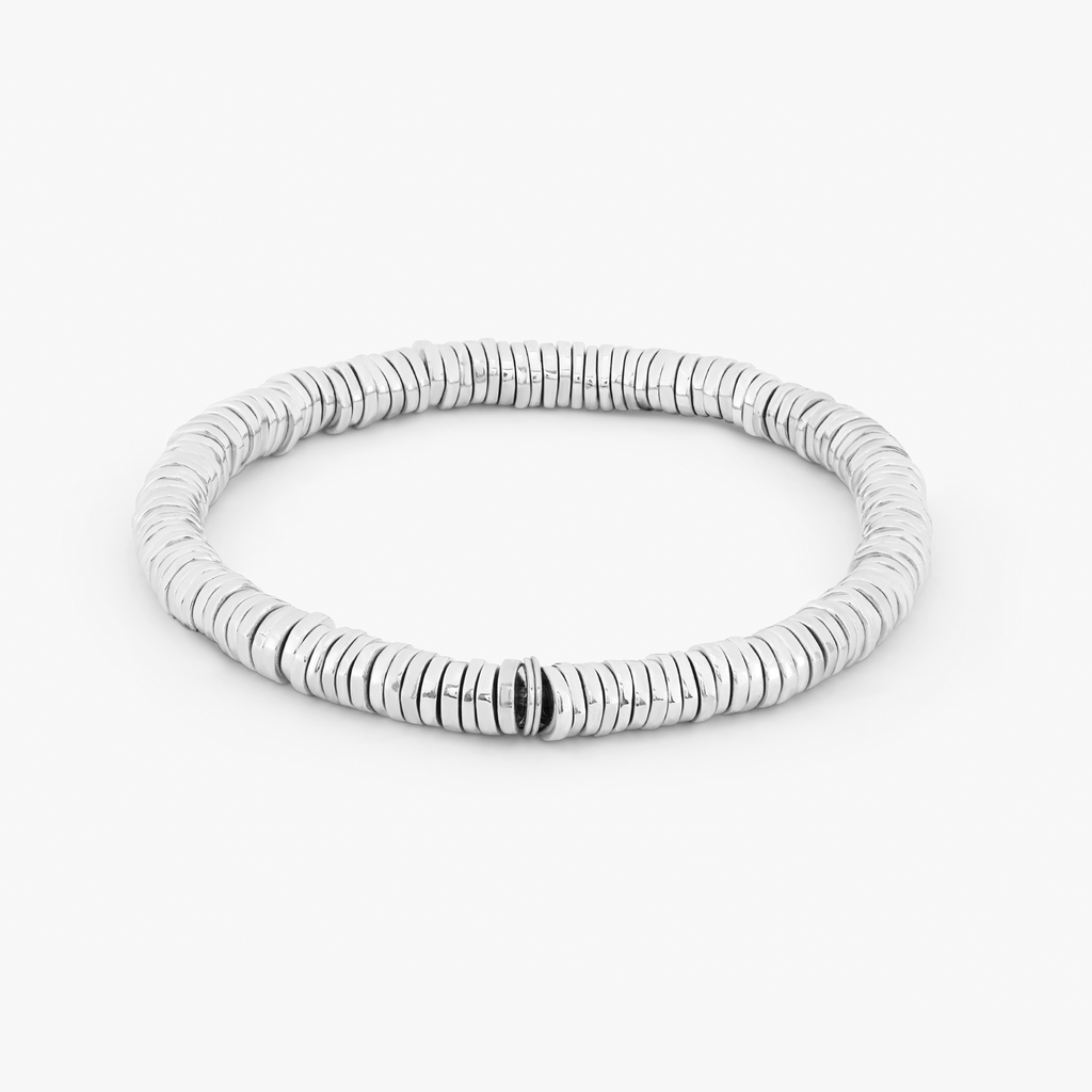 Pure Disc Expandable bracelet in sterling silver (UK) 3