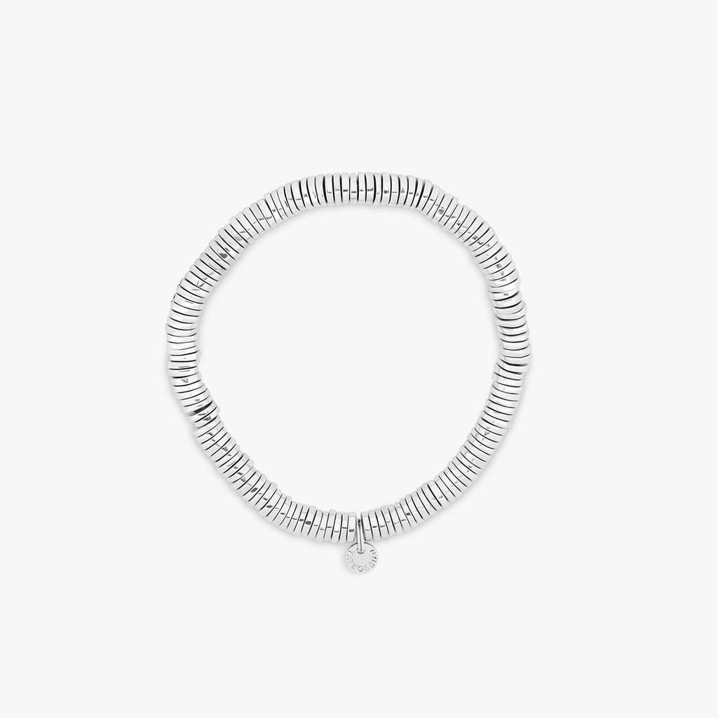 Pure Disc Expandable bracelet in sterling silver (UK) 2
