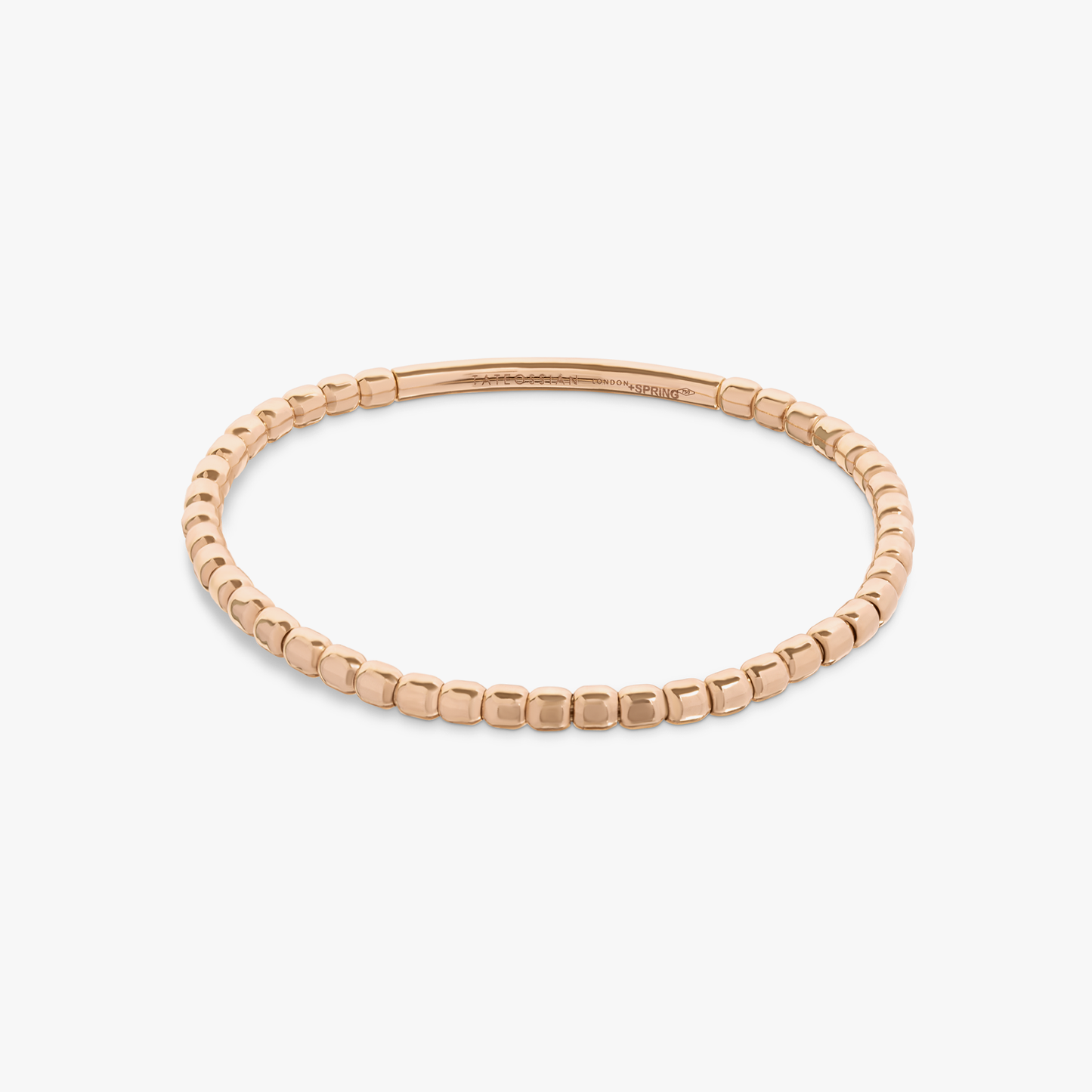 Luxe White Diamond Bracelet In 18K Rose Gold