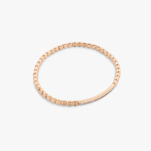 Luxe White Diamond bracelet in 18k rose gold
