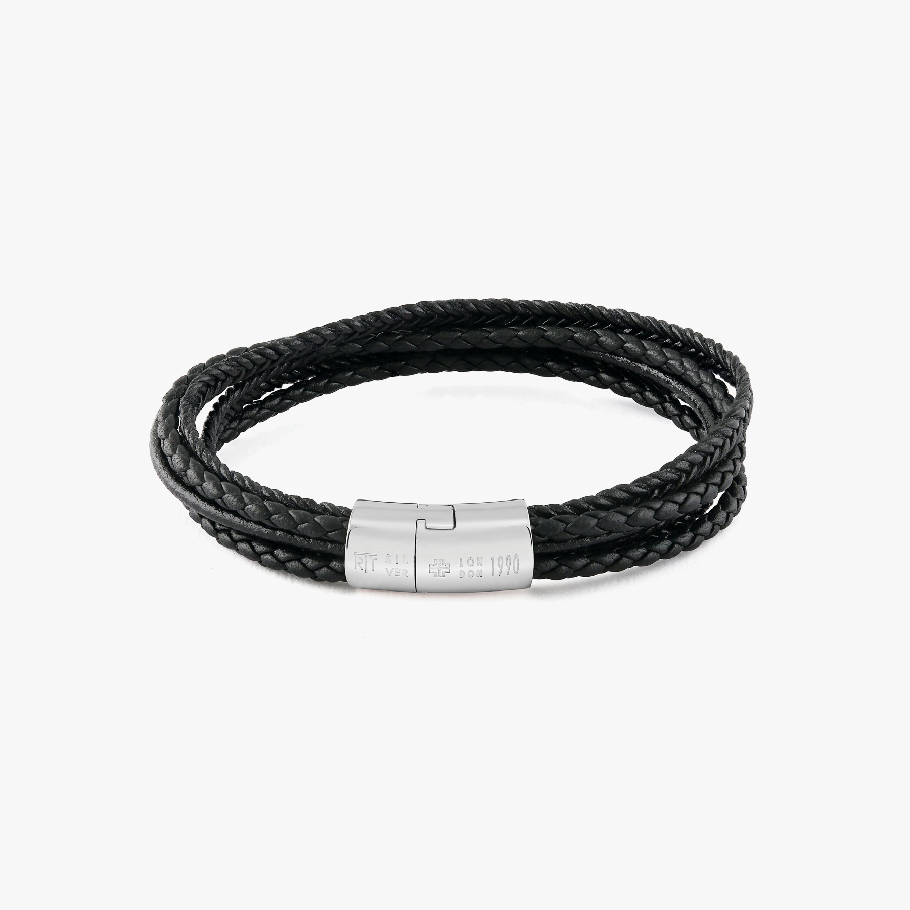 Cobra Multi Strand Leather Bracelet