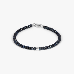 Precious Stone bracelet with sapphire in 18k white gold (UK) 1