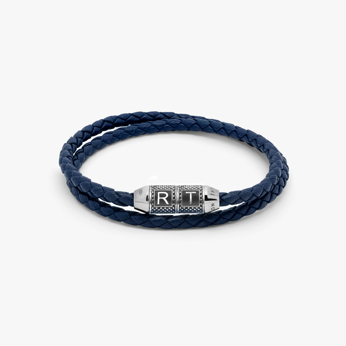 Lucky Me Bracelet in Blue with Rhodium Plated Silver