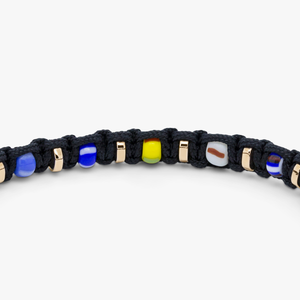 Ghana Beaded Macrame Bracelet In Multi Colour    