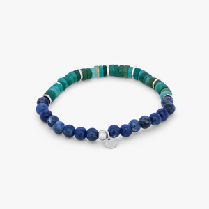 Oceana bracelet in sodalite with Roman glass beads