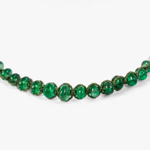 Pulse bracelet with emerald in sterling silver (UK) 3
