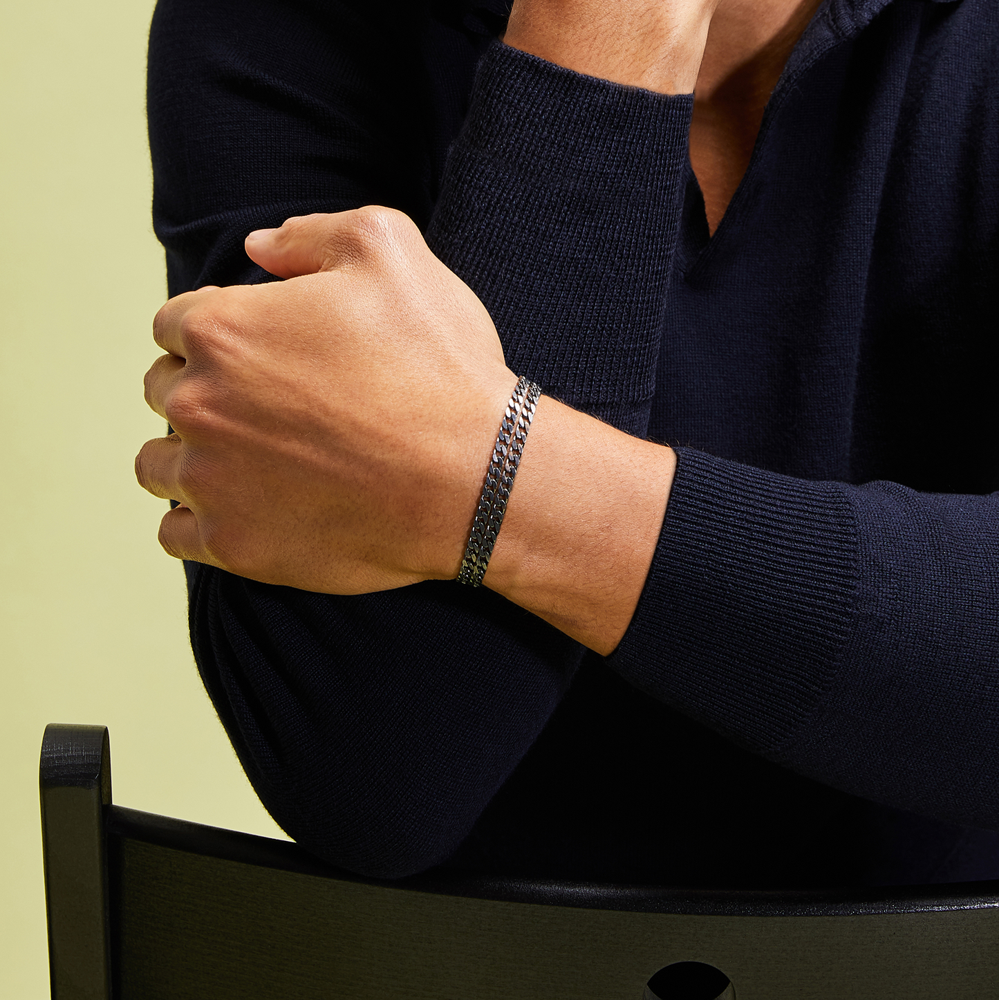 Grumette Silm bracelet in oxidised sterling silver