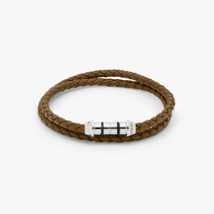 Lucky Me bracelet in stone brown (UK) 2