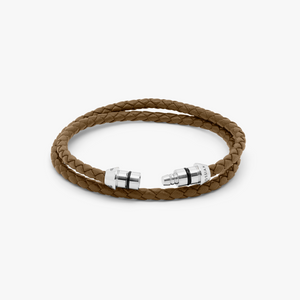 Lucky Me bracelet in stone brown (UK) 3