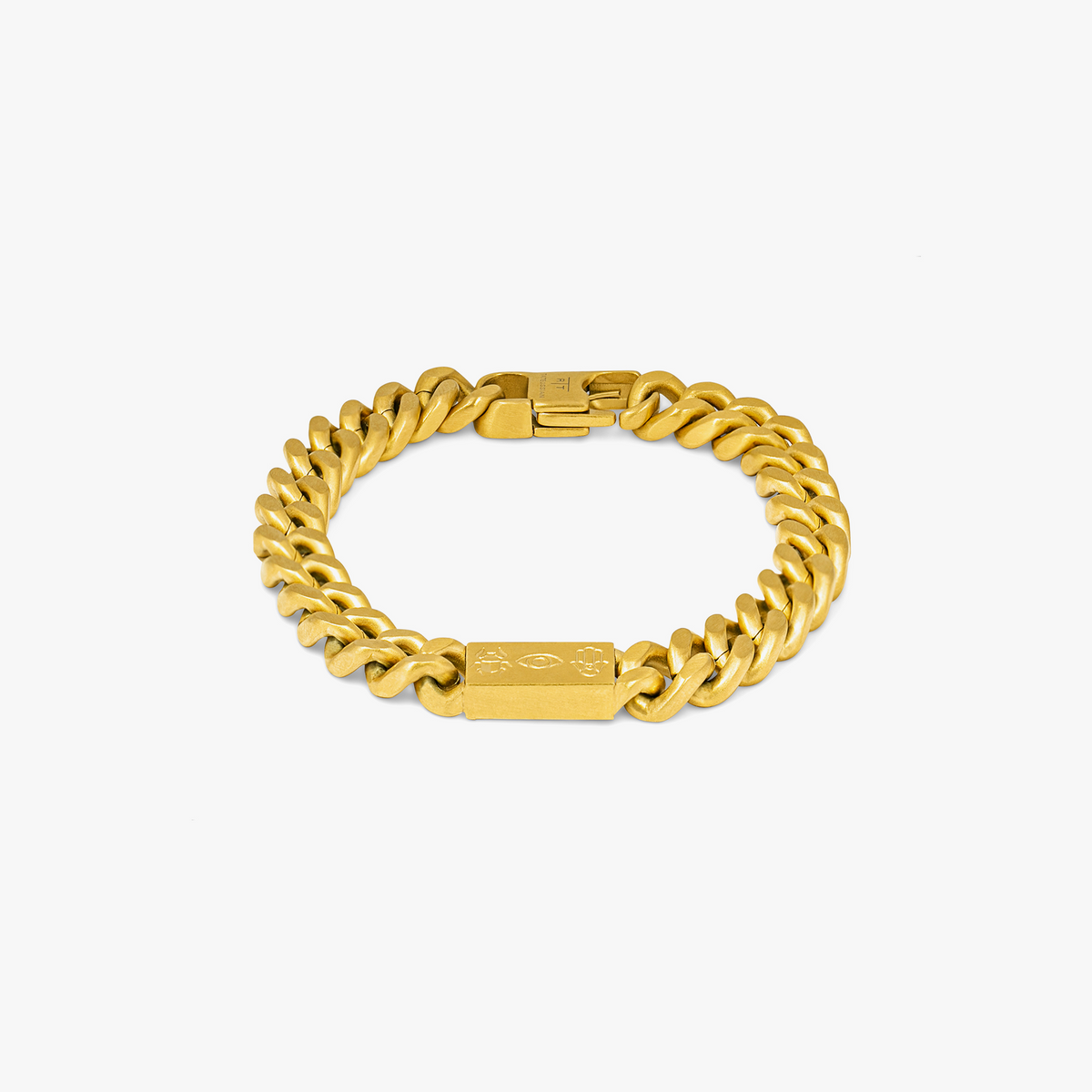 Meccanico Amulet bracelet plated stainless steel