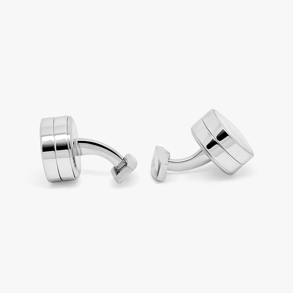 Roulette Cufflinks In Stainless Steel