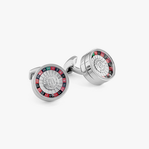 Roulette Cufflinks In Stainless Steel