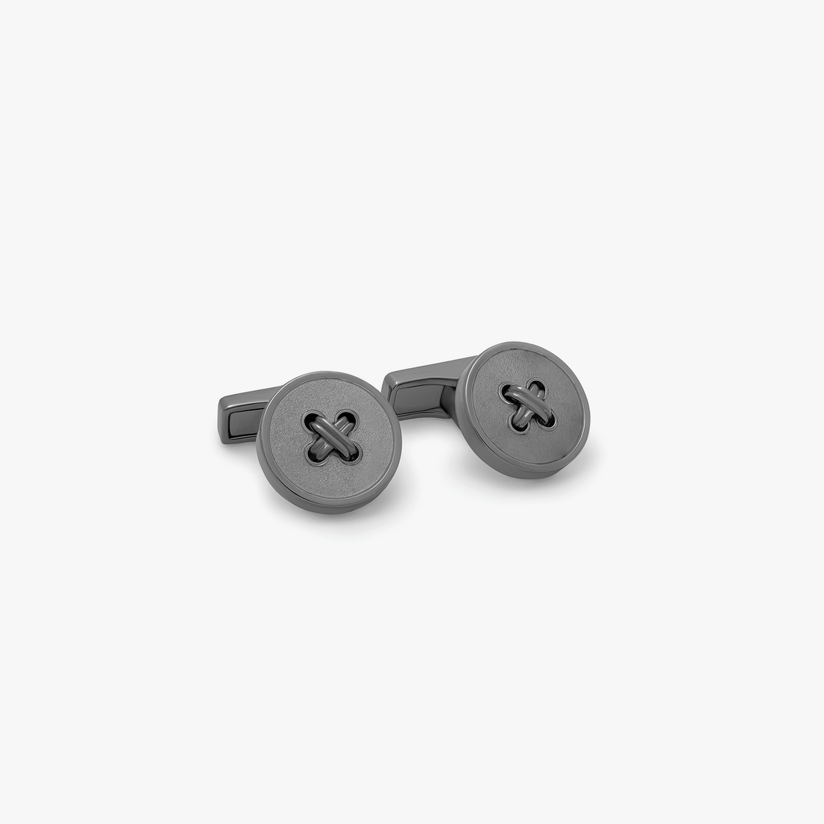 Tambor Button cufflinks enamel