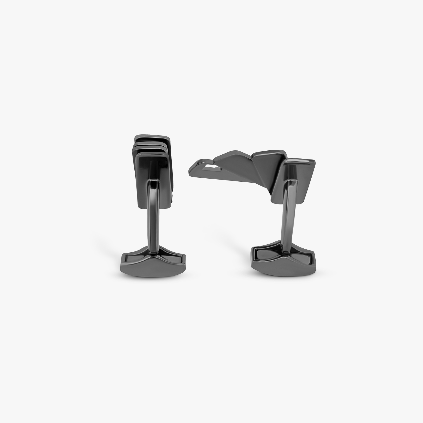 Colorama Book cufflinks with multicolour enamel and gunmetal finish (UK) 3