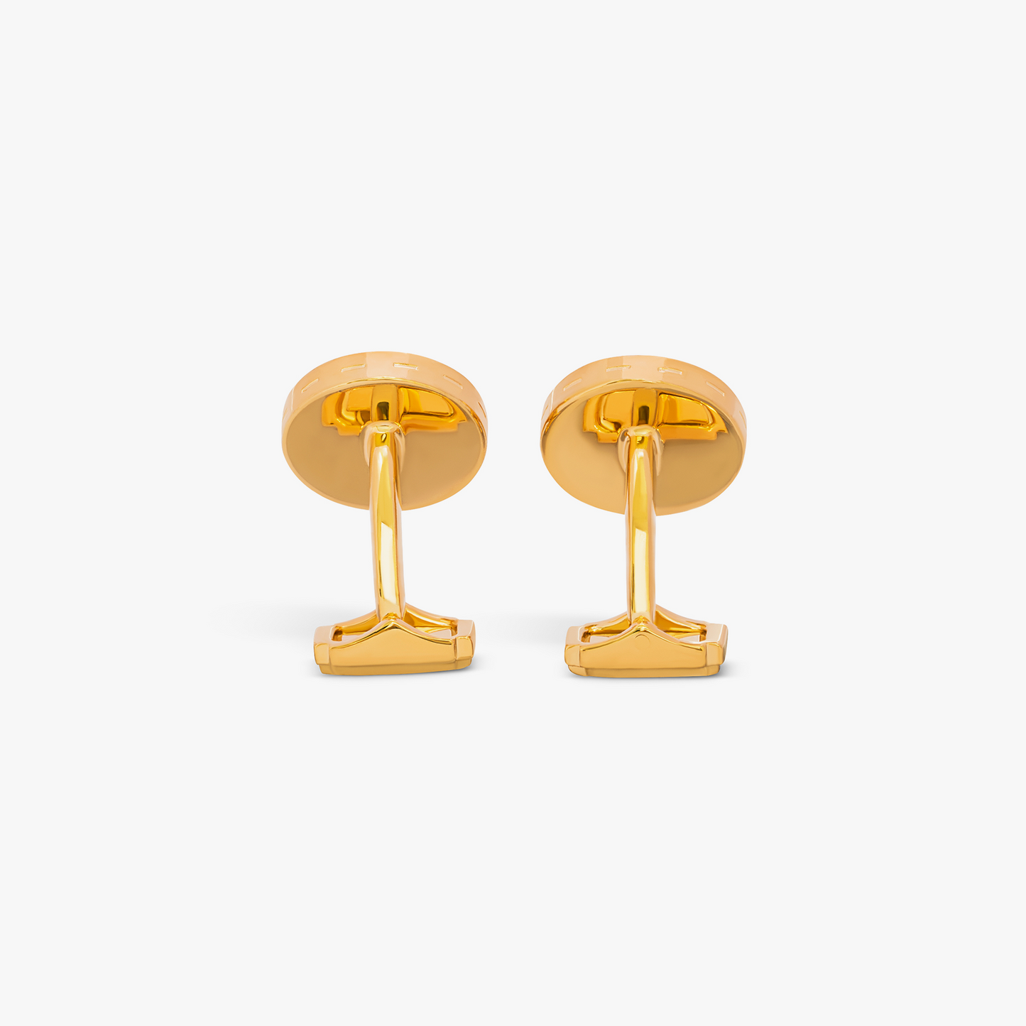 Thompson Yellow Gold Plated Tancho Crane Cufflinks                                                                                                                                                                                                        