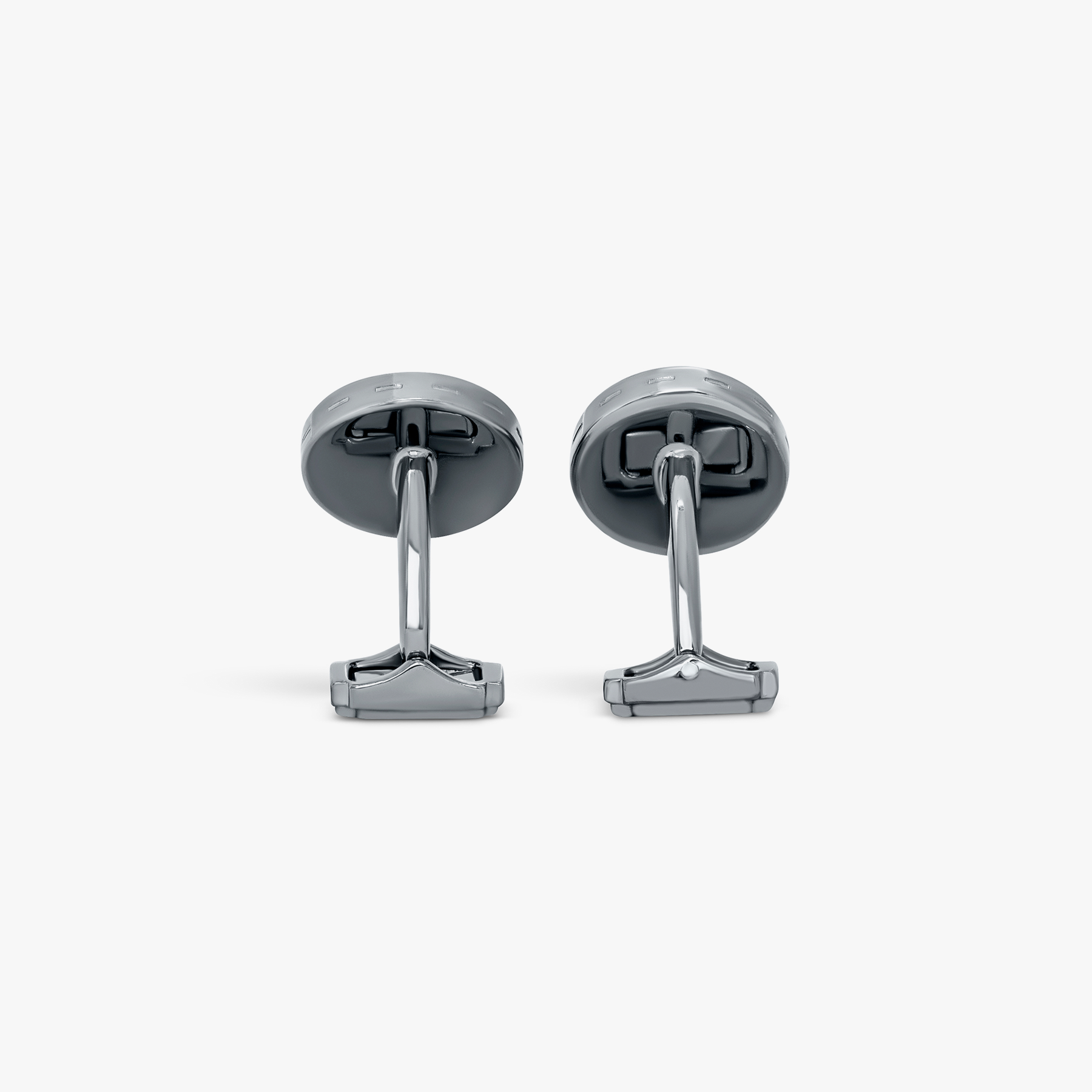 Thompson Black Gunmetal Plated Crane Cufflinks  