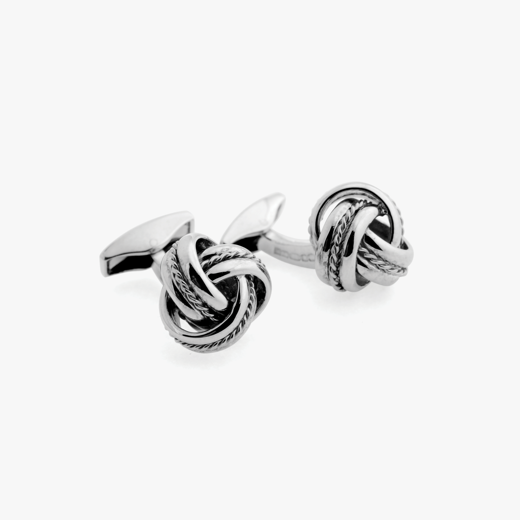 Royal Cable Knot cufflinks sterling
