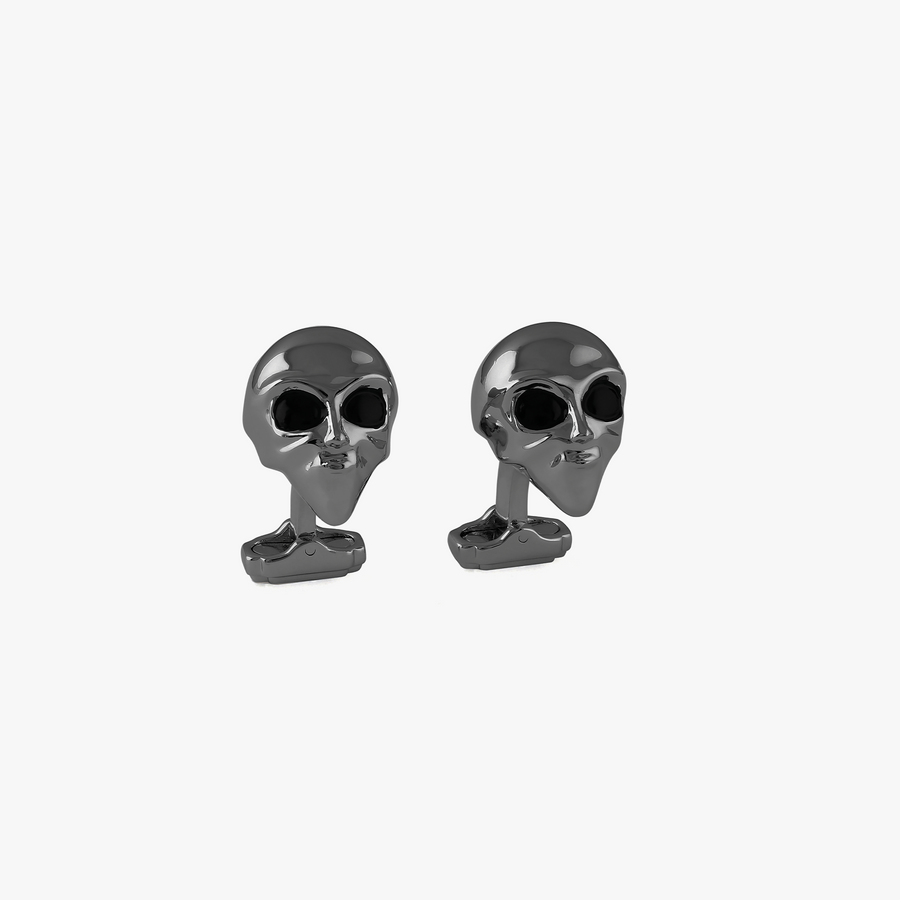 THOMPSON Glastonbury cufflinks with gunmetal finish