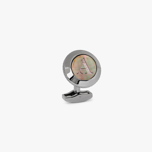 Personalised Single Initial Cufflink - A