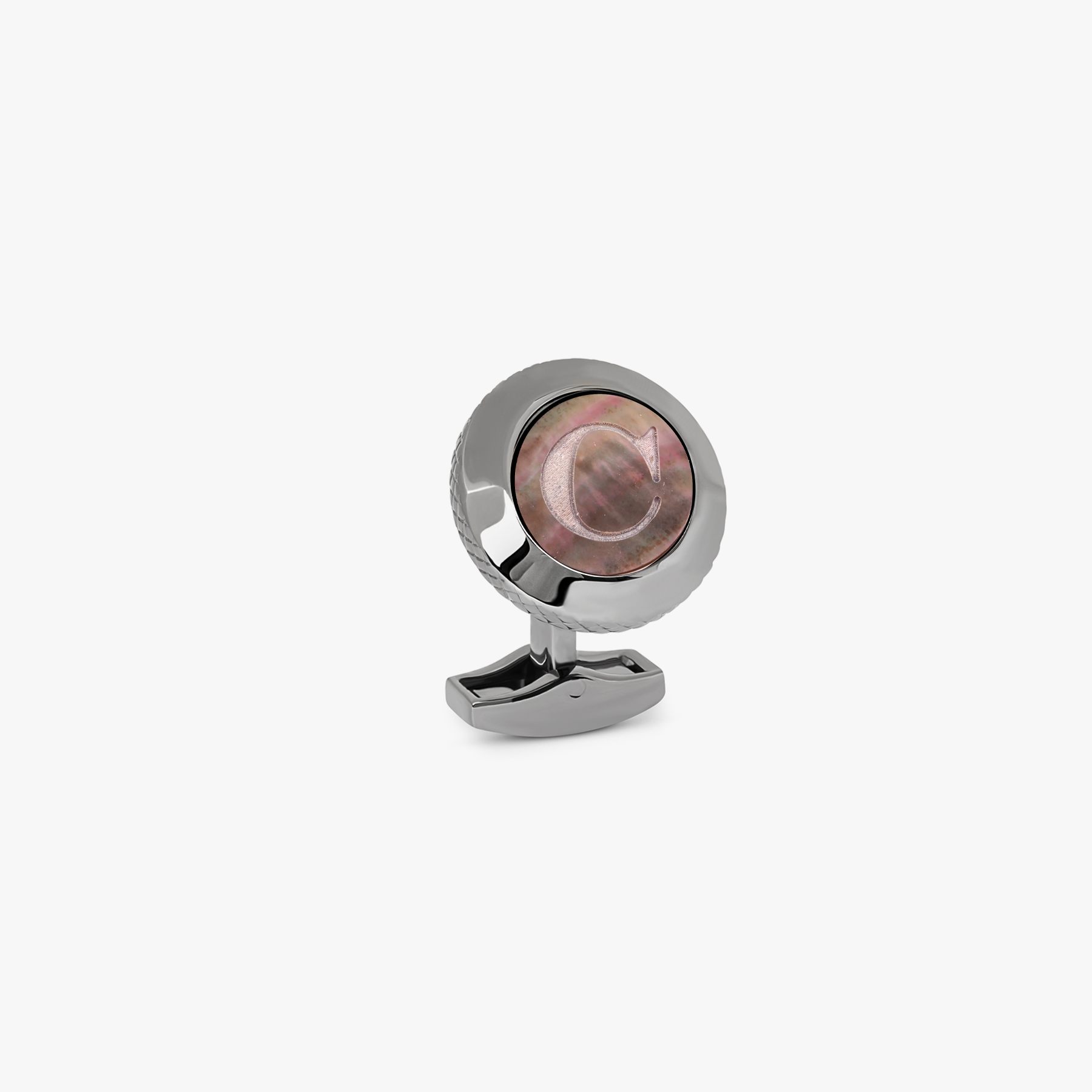Personalised Single Initial Cufflink C