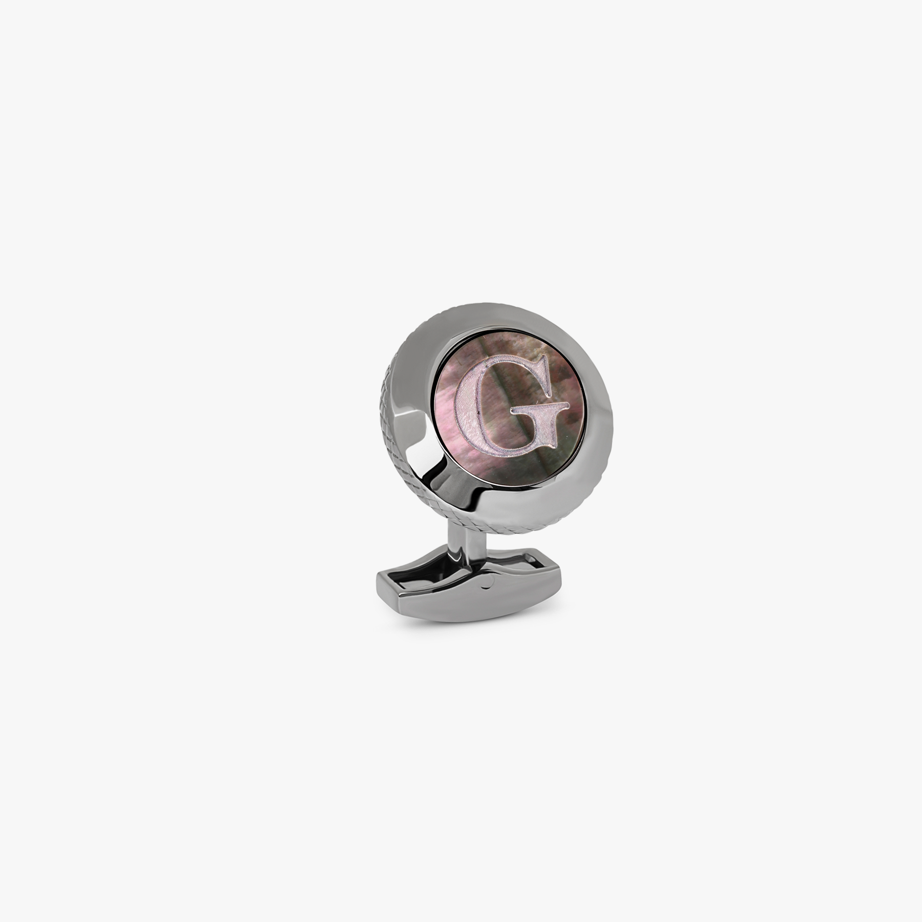 Personalised Single Initial Cufflink G