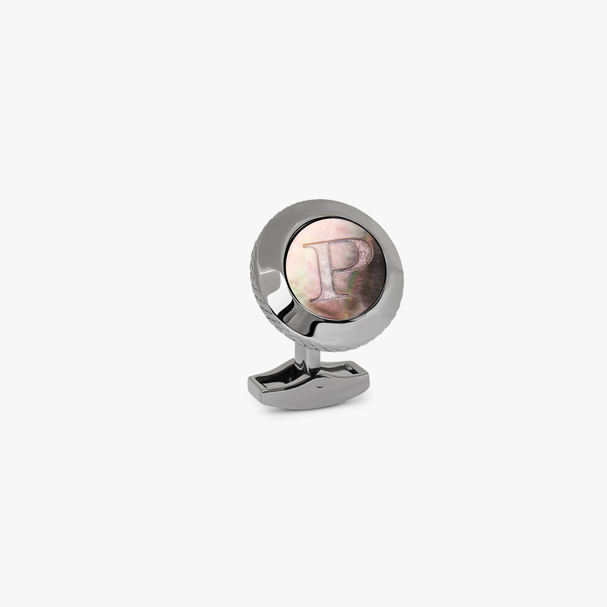 Personalised Single Initial Cufflink - P