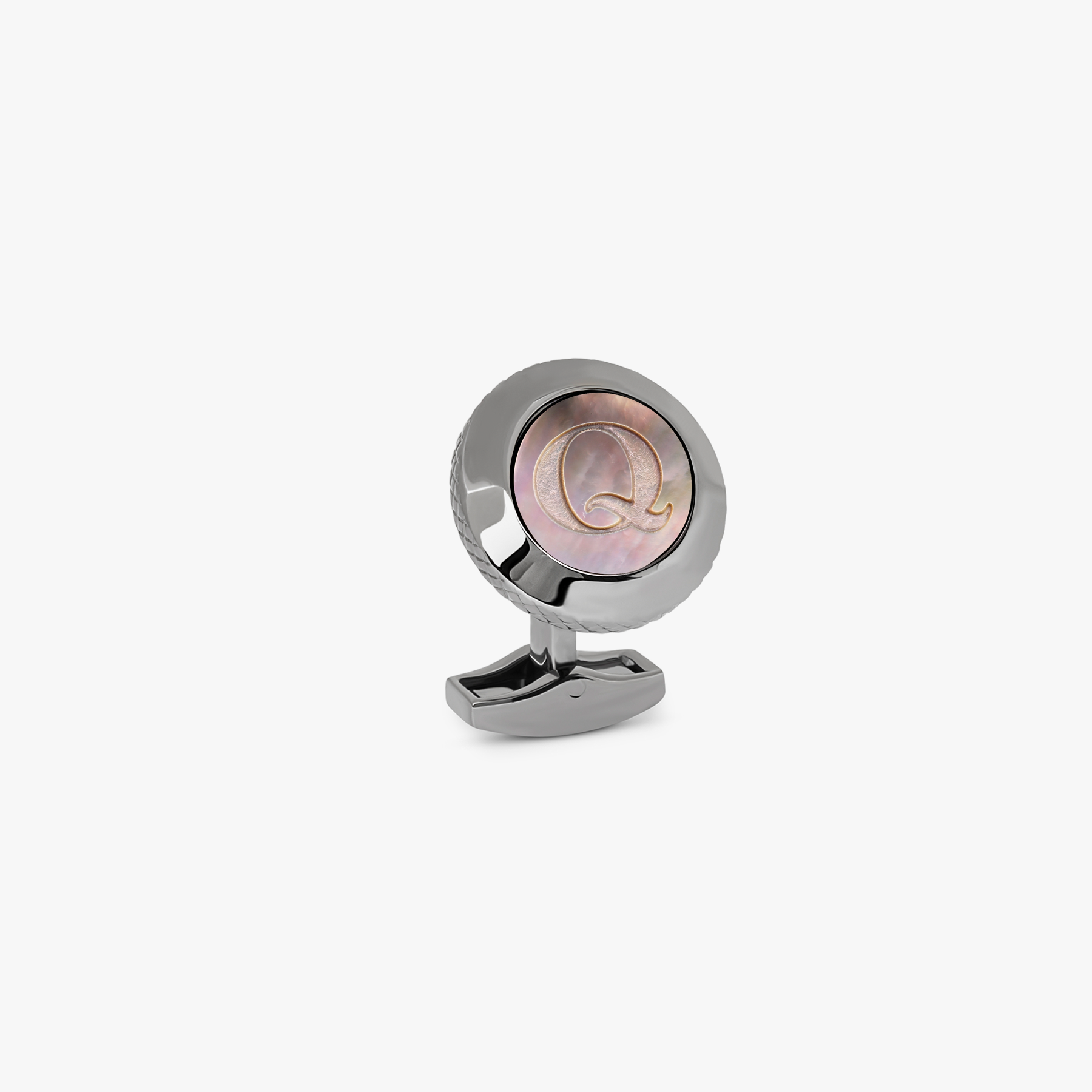 Personalised Single Initial Cufflink Q