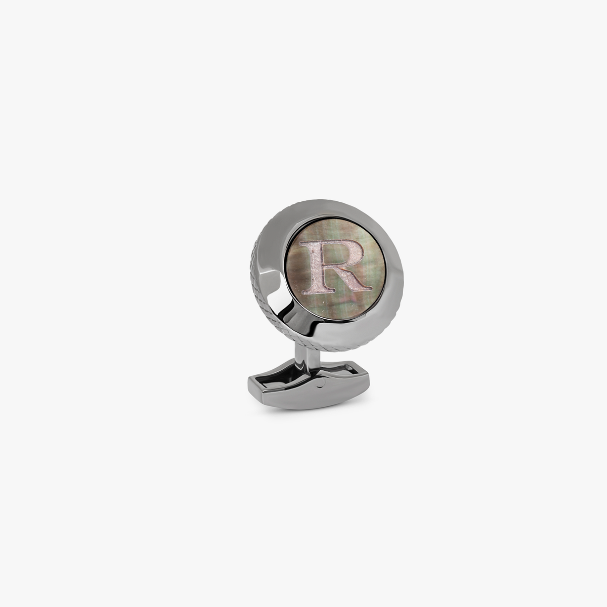 Personalised Single Initial Cufflink - R