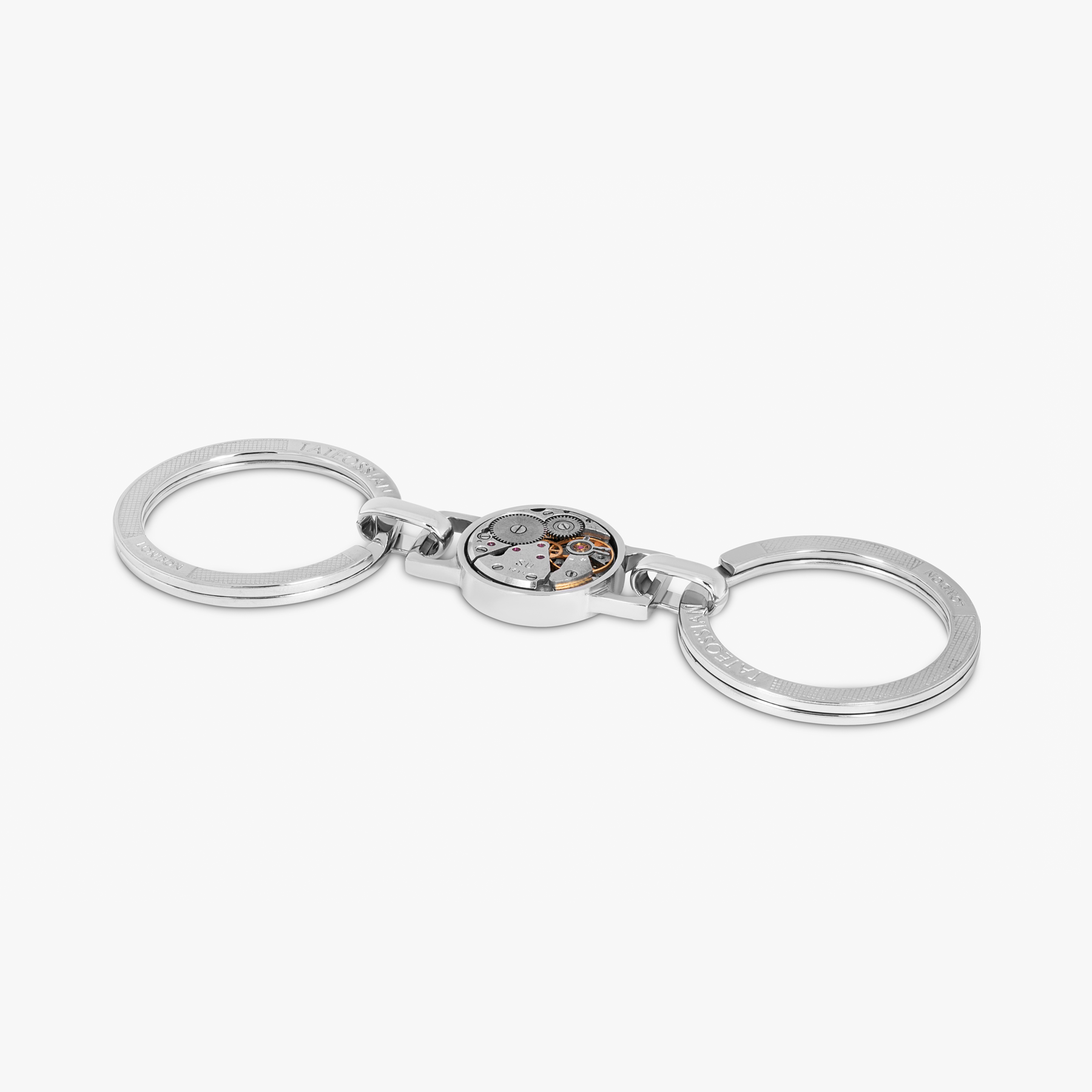 Round Skeleton keyring Stainless Steel