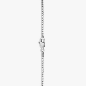 White Diamond Titanium Octo Precious Necklace