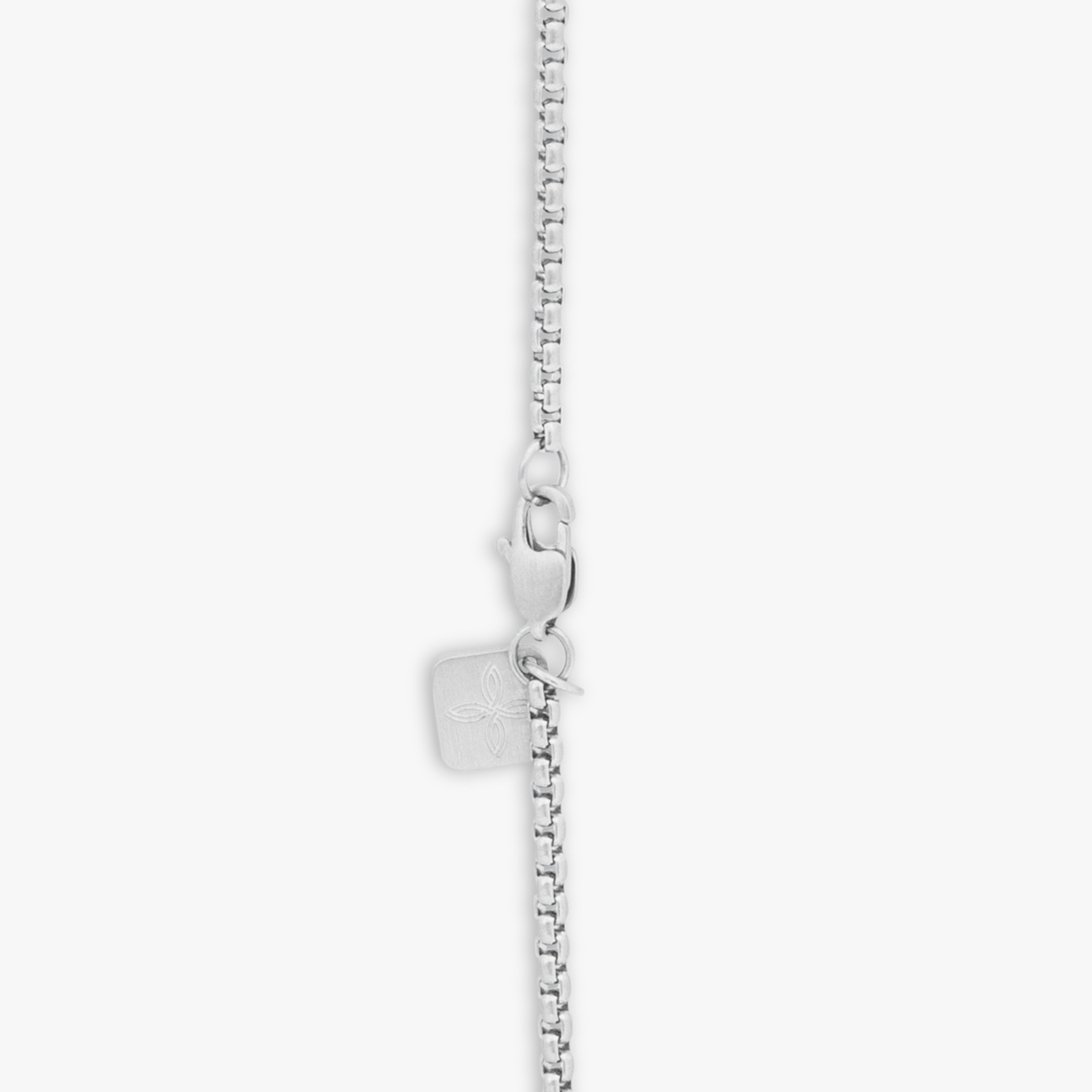 Thompson Red Rhodium Plated Calsilica Ankh Necklace
