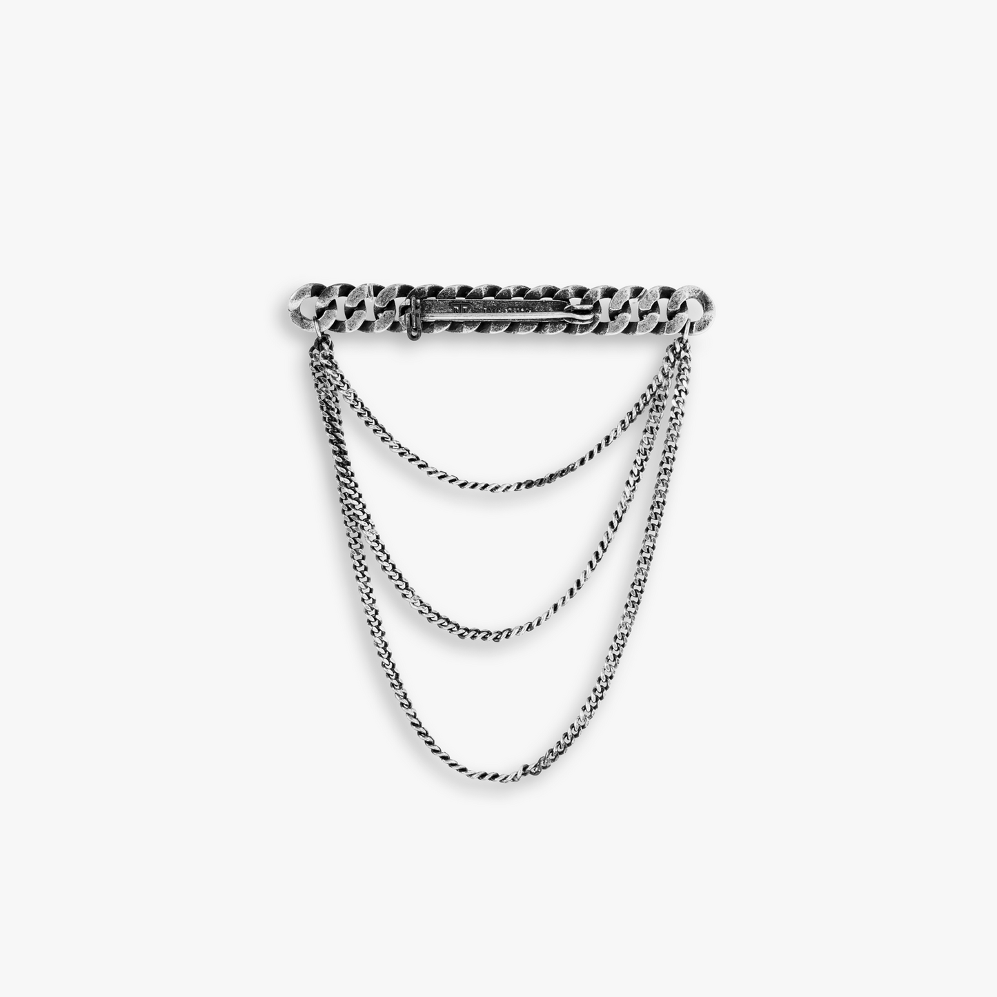 Sterling silver Catena Drop pin (UK) 3