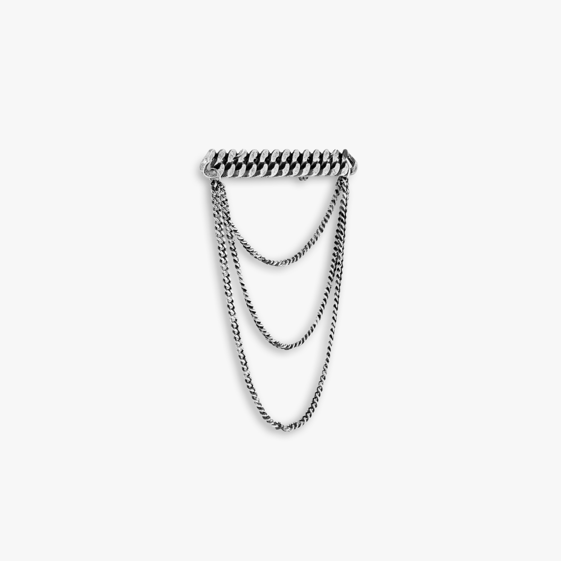 Sterling silver Catena Drop pin (UK) 2