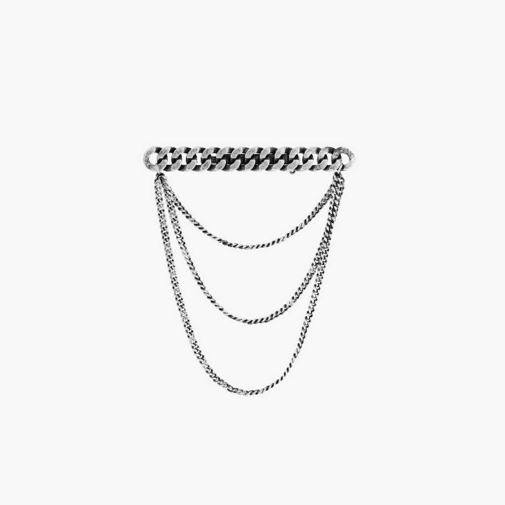 Sterling silver Catena Drop pin (UK) 1