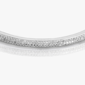 Micro pace ID bracelet in sterling silver with diamonds in detail (UK)3