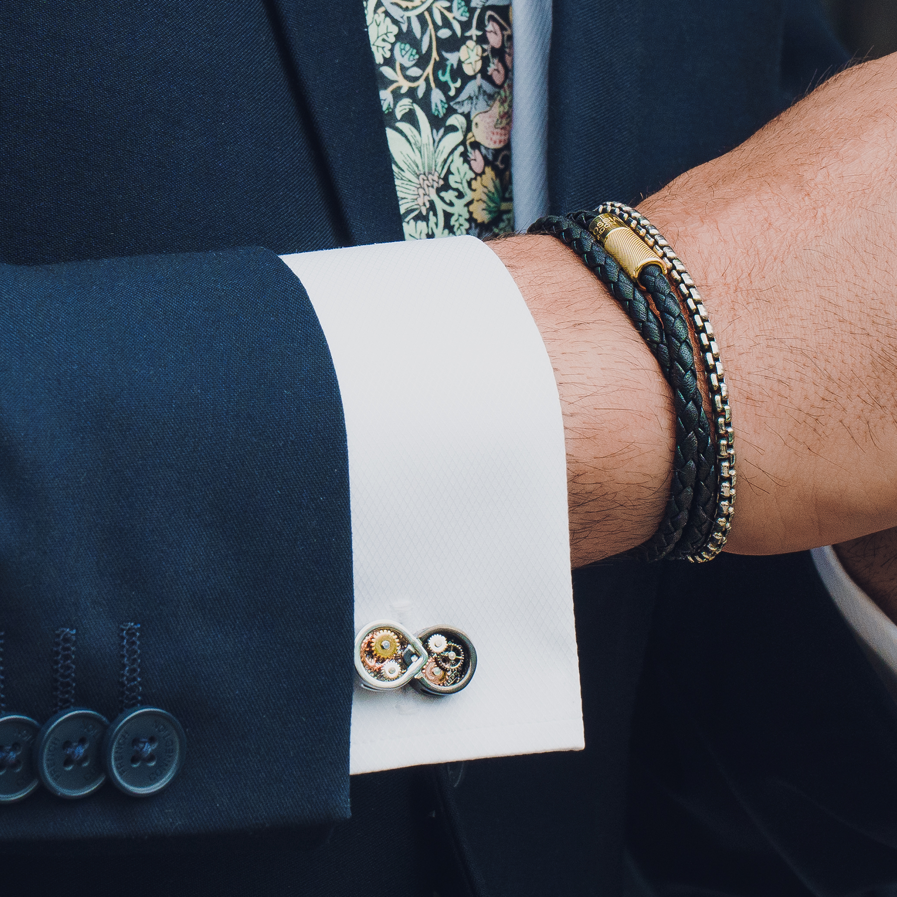 Pop Sleek Box Chain Bracelet In Rhodium Plated Silver – Tateossian Pop Sleek Box Chain Bracelet In Rhodium Plated Silver – Tateossian