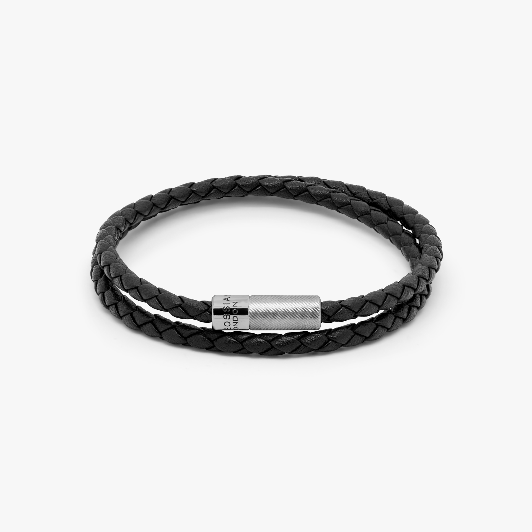 Pop Rigato Double Wrap Leather Bracelet