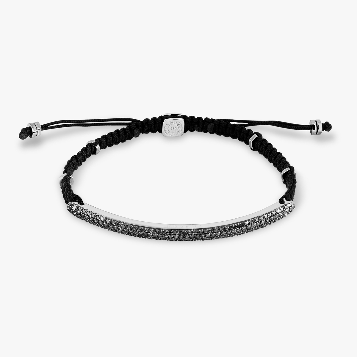 Windsor Baton Macrame Bracelet Diamond