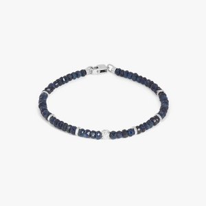 Nodo Beaded Bracelet With Blue Sapphire