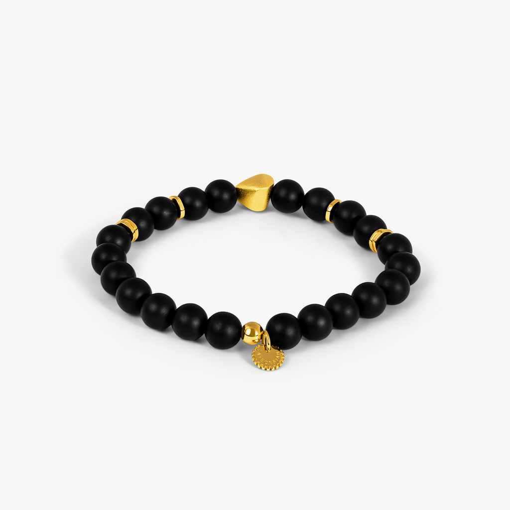 Nugget Bracelet in 18K Yellow Gold Plated Silver