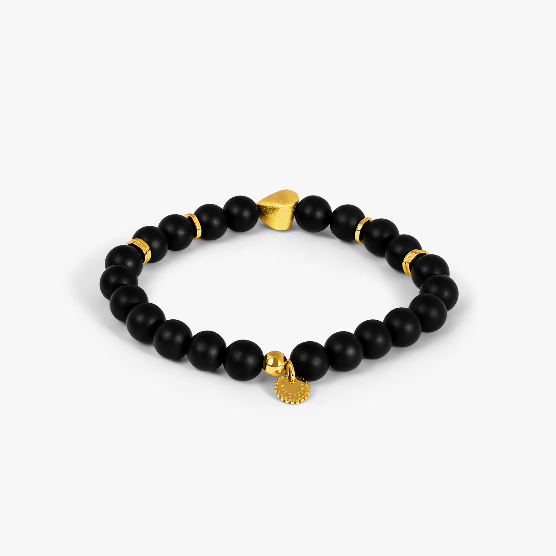 Nugget Bracelet in 18K Yellow Gold Plated Silver