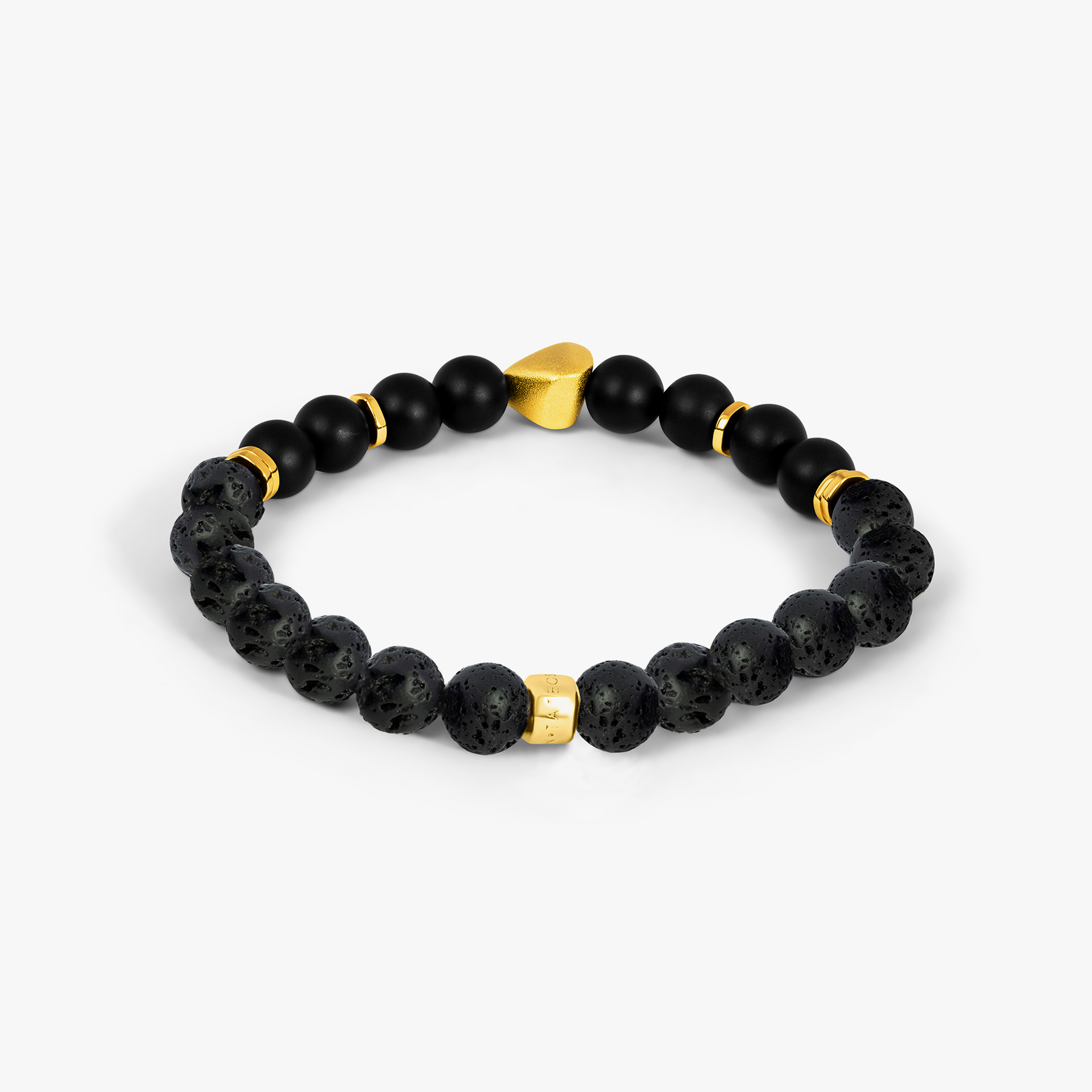 Nugget Bracelet in 18K Yellow Gold Plated Silver